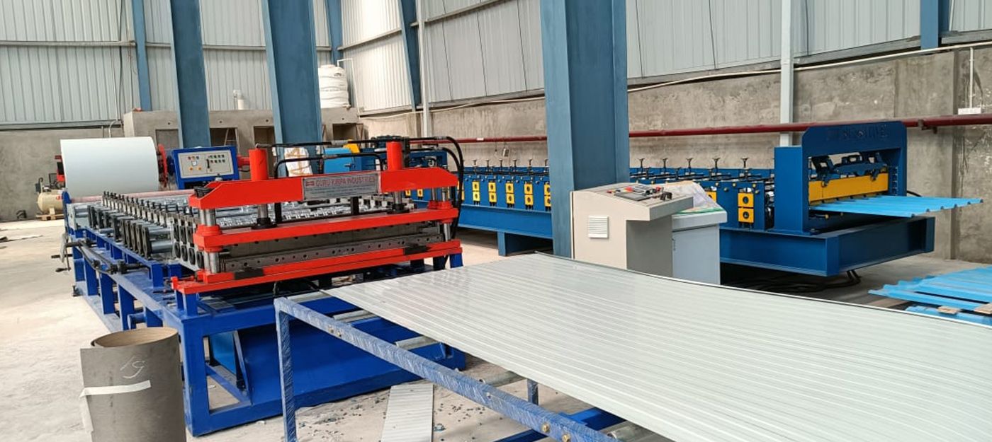 Roll-forming line at the Vahrk plant